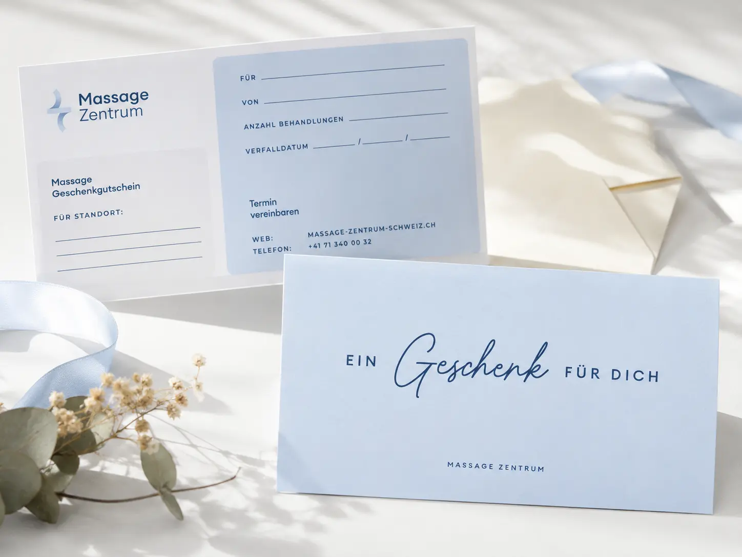 Massage-Gutschein für eine Behandlung im Massage Zentrum Münchenstein