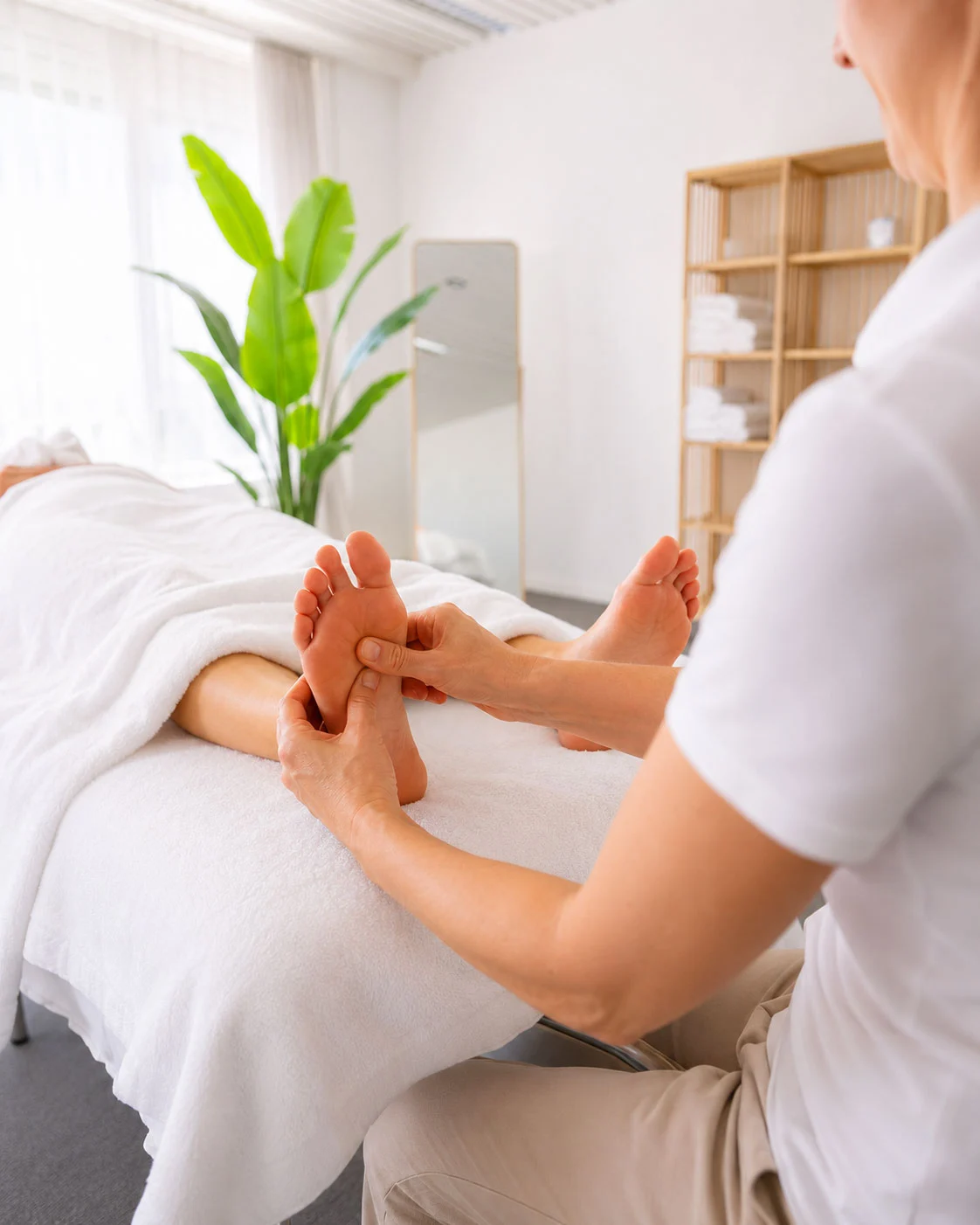 Fussreflexzonenmassage im Massage Zentrum Münchenstein in Basel